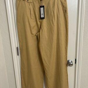 French Connection Tan Chinos Relaxed Fit